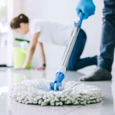 Cleaning the Floors Floor sanding professionals will start by sweeping and vacuuming your timber floors thoroughly, making sure your flooring is clean enough to begin sanding. Keeping the floors tidy before sanding will prevent any sanding mishaps and damage. Besides, note that you must remove all furniture and floor coverings, if any, before sanding. You must also cover or seal the doorways and air vents to prevent the dust from floor sanding, accumulating, and invading the other rooms.